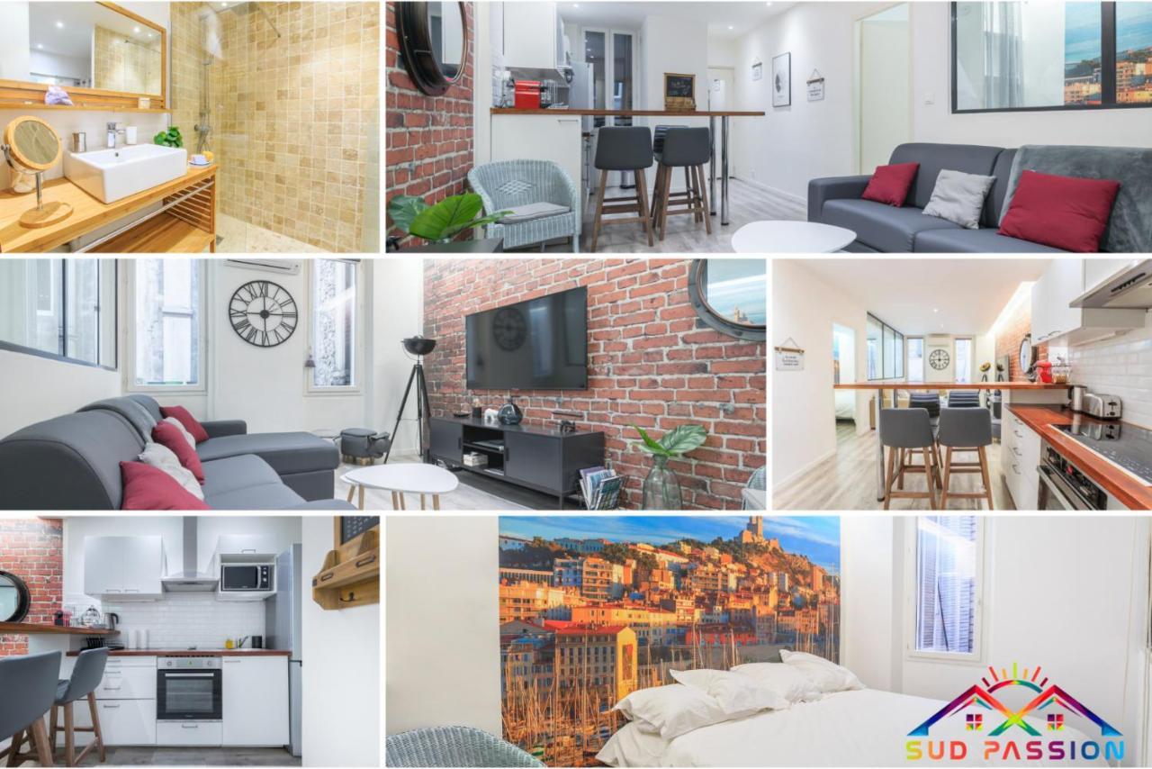Апартаменти Sud Passion - Fada Vieux Port - Calme - Linge De Qualite - Lit King Size - Fibre Марсель Екстер'єр фото